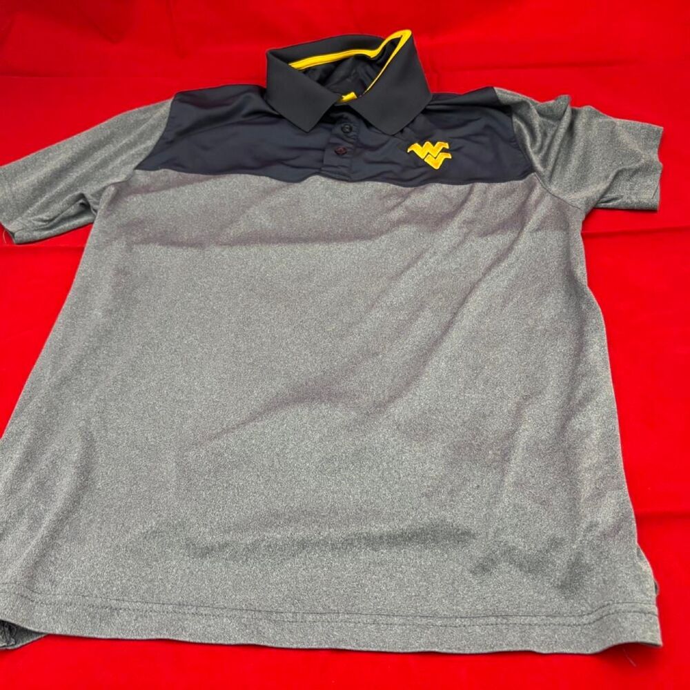 Colosseum Men's Grey and Blue Polo-shirts